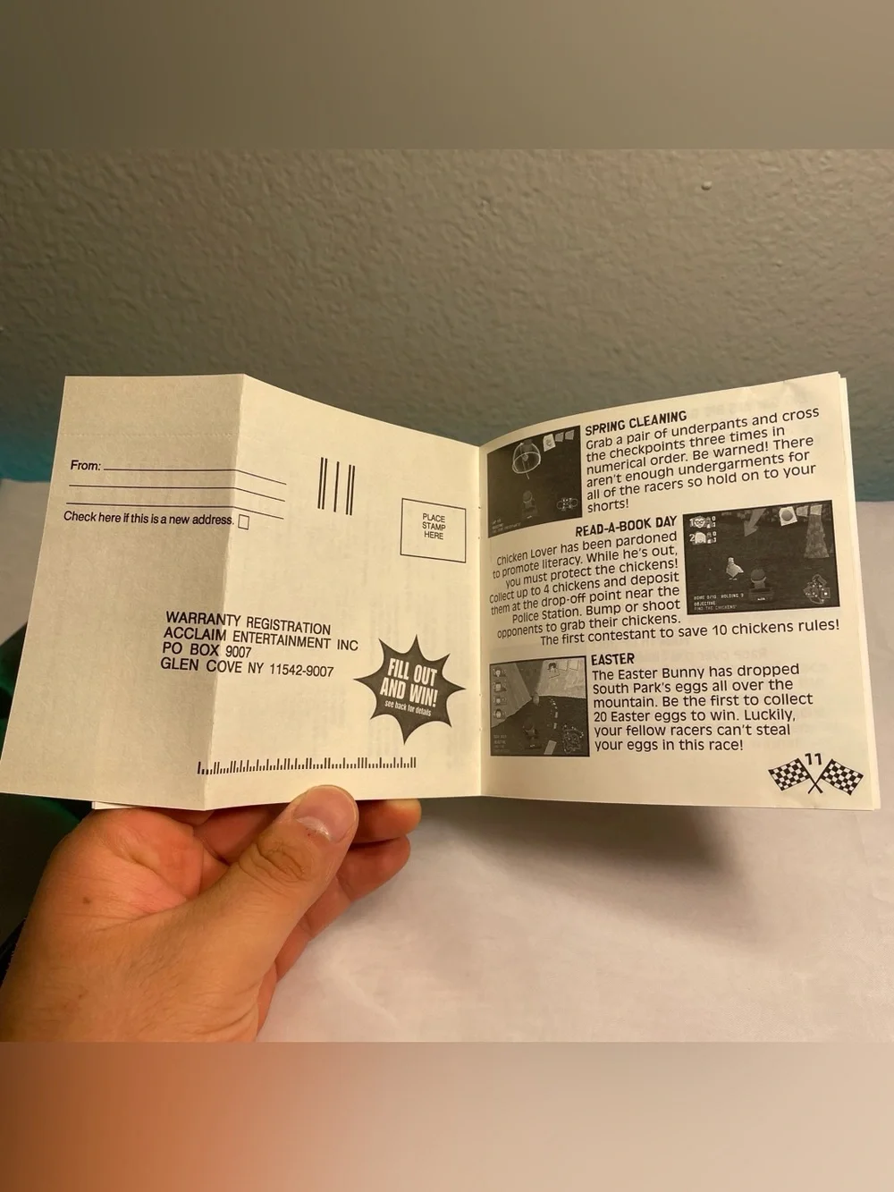 South Park Rally (PlayStation 1, 1999) PS1 W/ Reg Card No Original Case Works